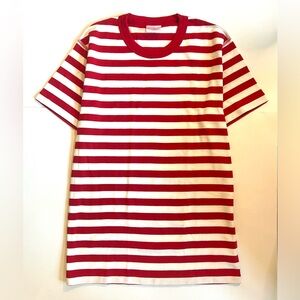 Hanna Andersson Red and White Striped Pajama Top medium new